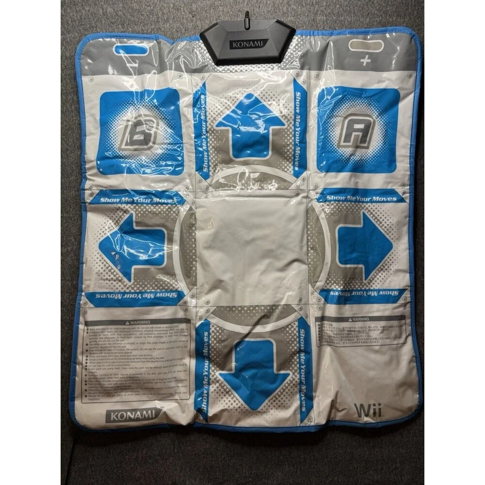 Genuine Dance Dance Revolution Dance Mat Controller For Nintendo Wii  With Game